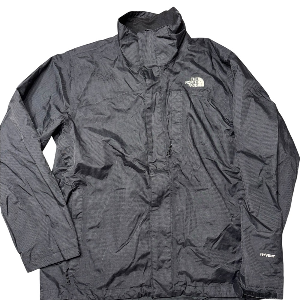 The North Face Men's Black Full Zip Hyvent Jacket Size Large - Picture 2 of 5